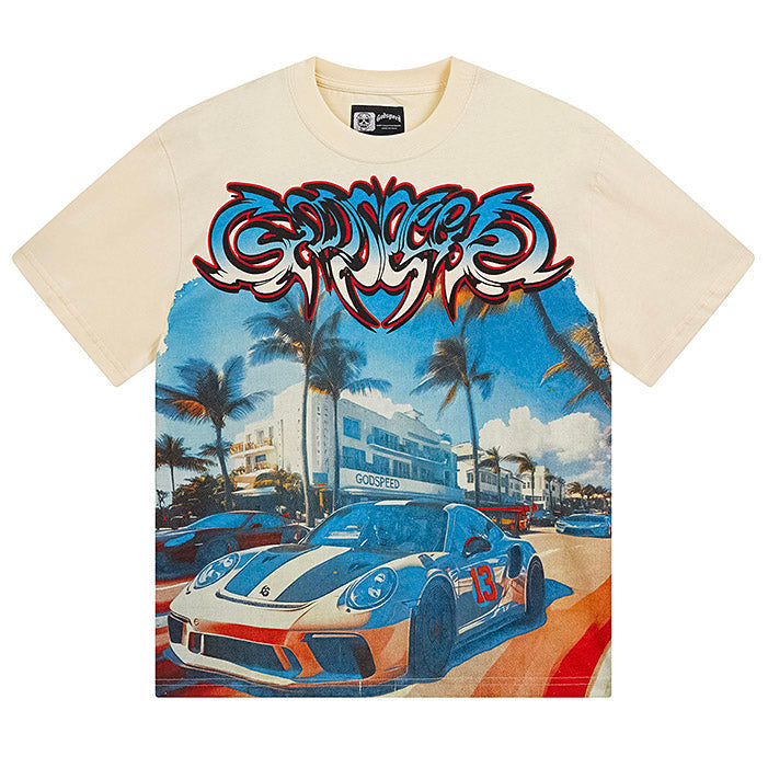 GODSPEED Racing Car T-shirt Godspeed