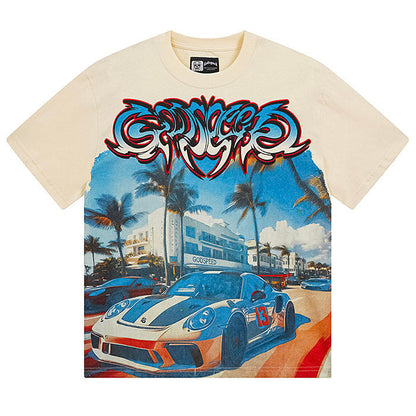 GODSPEED Racing Car T-shirt Godspeed