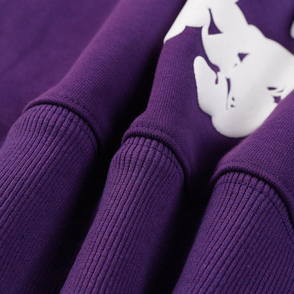 Denim Tears The Cotton Wreath Hoodie Purple DENIM TEARS
