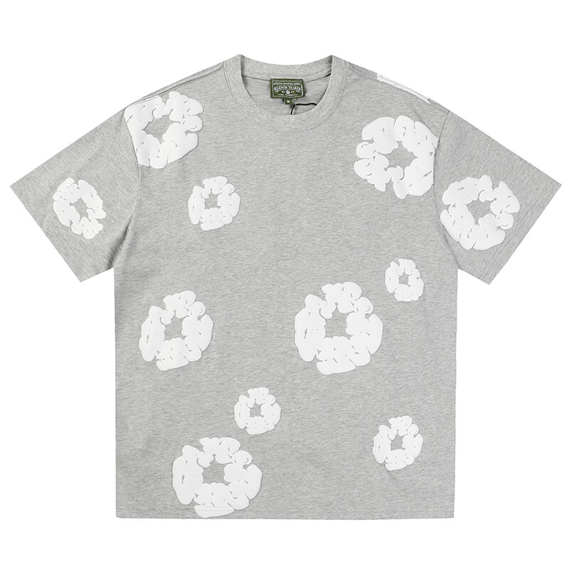 Denim Tears Men's Grey T-shirt DENIM TEARS