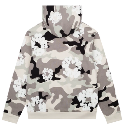 Denim Tears Cotton Wreath Camouflage Zipper Hoodie DENIM TEARS