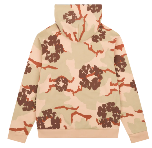 Denim Tears Cotton Wreath Camouflage Zipper Hoodie DENIM TEARS