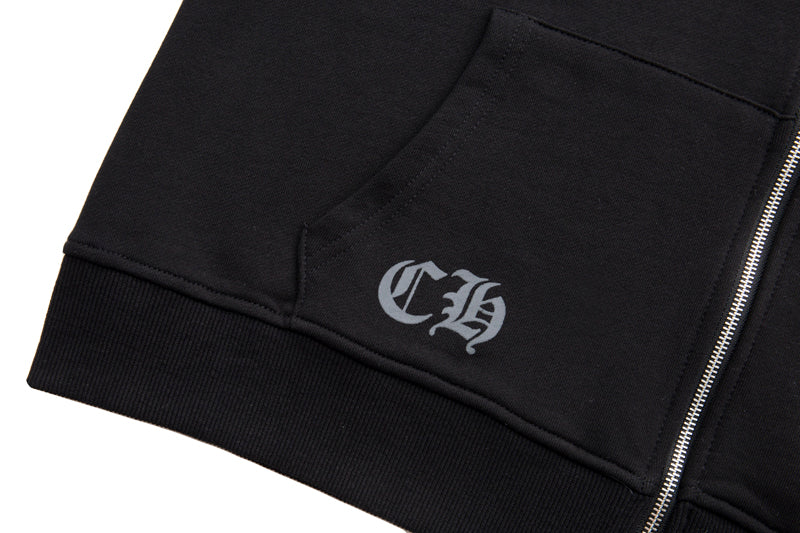 Chrome Hearts New Zip Up Hoodie -5001 Chrome Hearts