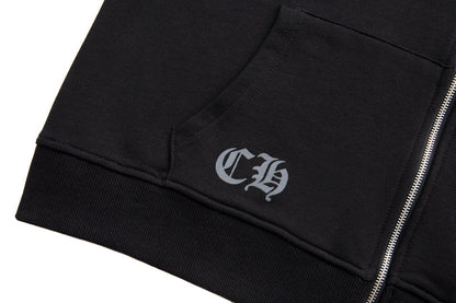 Chrome Hearts New Zip Up Hoodie -5001 Chrome Hearts