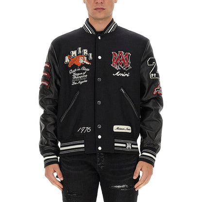 AMIRI Varsity Vintage Patch Bomber Jacket AMIRI