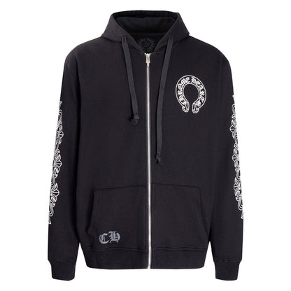 Chrome Hearts New Zip Up Hoodie -5001 Chrome Hearts