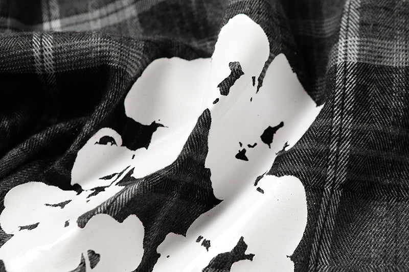 Denim Tears kapok Flower Pattern Long Sleeved Shirt DENIM TEARS
