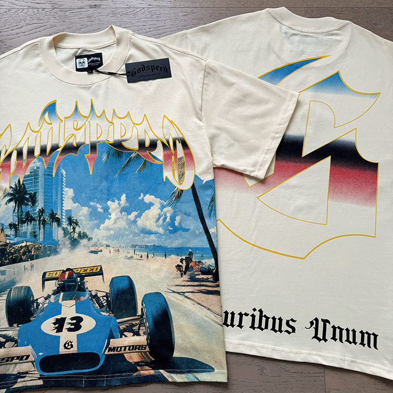GODSPEED Beach Racing T-shirt Godspeed