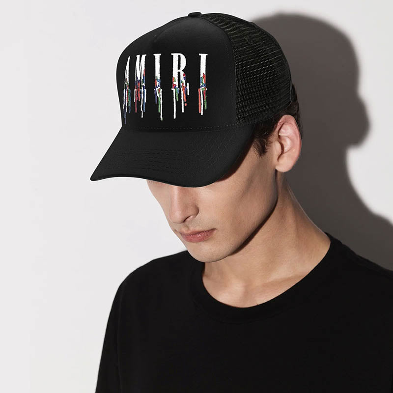 AMIRI color splash paint new color cap sun hat AMIRI