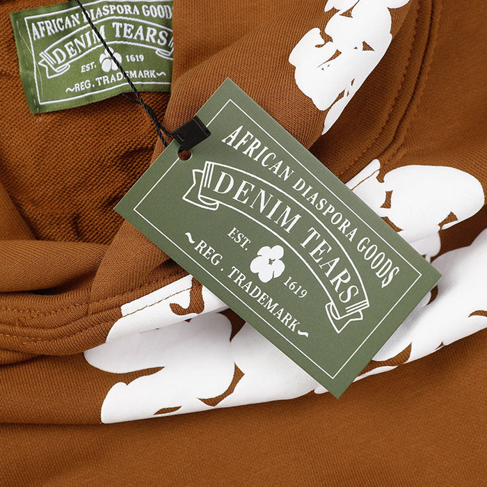 Denim Tears The Cotton Wreath Hoodie Brown DENIM TEARS