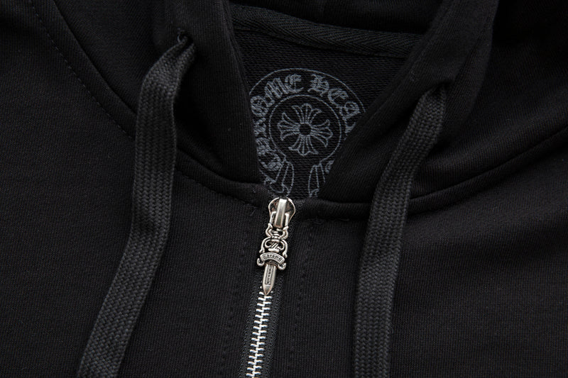 Chrome Hearts New Zip Up Hoodie -5001 Chrome Hearts