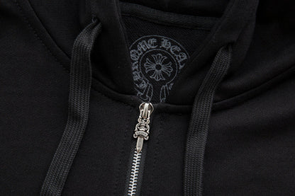 Chrome Hearts New Zip Up Hoodie -5001 Chrome Hearts