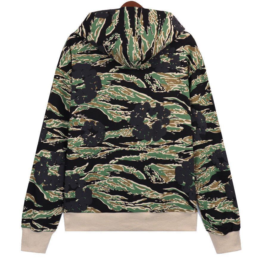 Denim Tears Cotton Wreath Camouflage Hoodie DENIM TEARS