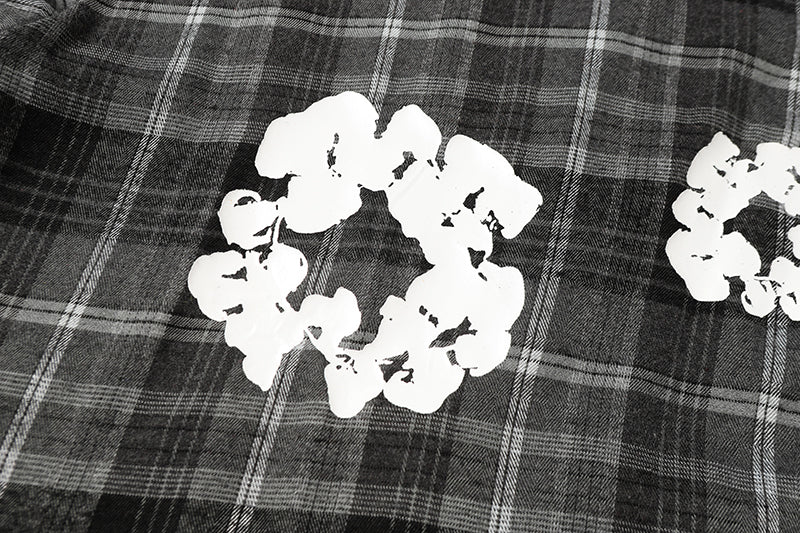 Denim Tears kapok Flower Pattern Long Sleeved Shirt DENIM TEARS