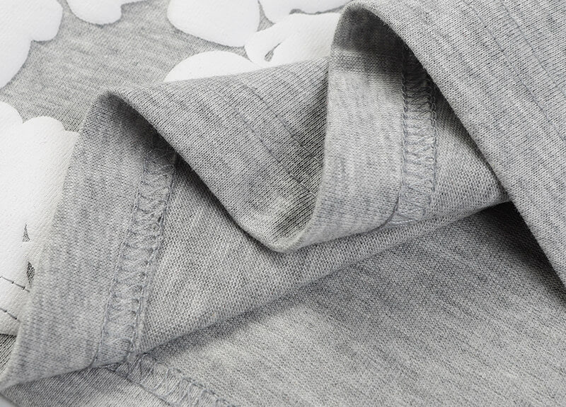 Denim Tears Men's Grey T-shirt DENIM TEARS
