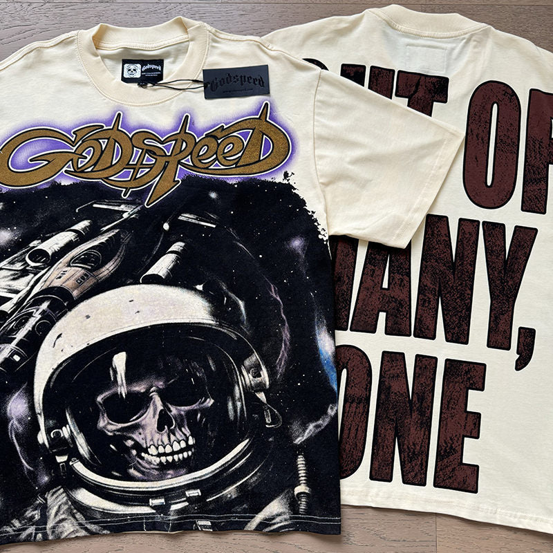 GODSPEED Skeleton Astronaut T-shirt Godspeed