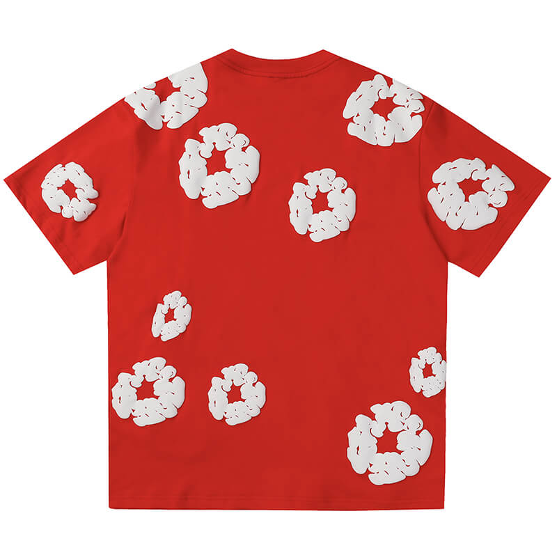 Denim Tears Men's Red T-shirt DENIM TEARS