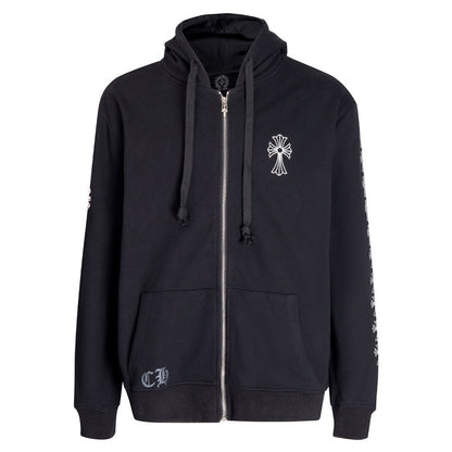 Chrome Hearts New Zip Up Hoodie 5007 Chrome Hearts