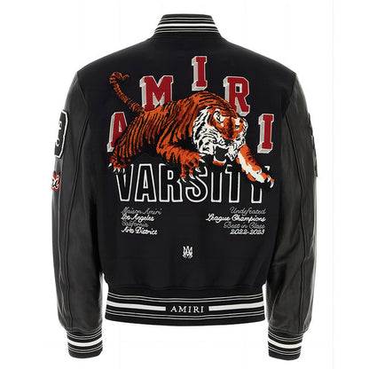 AMIRI Varsity Vintage Patch Bomber Jacket AMIRI