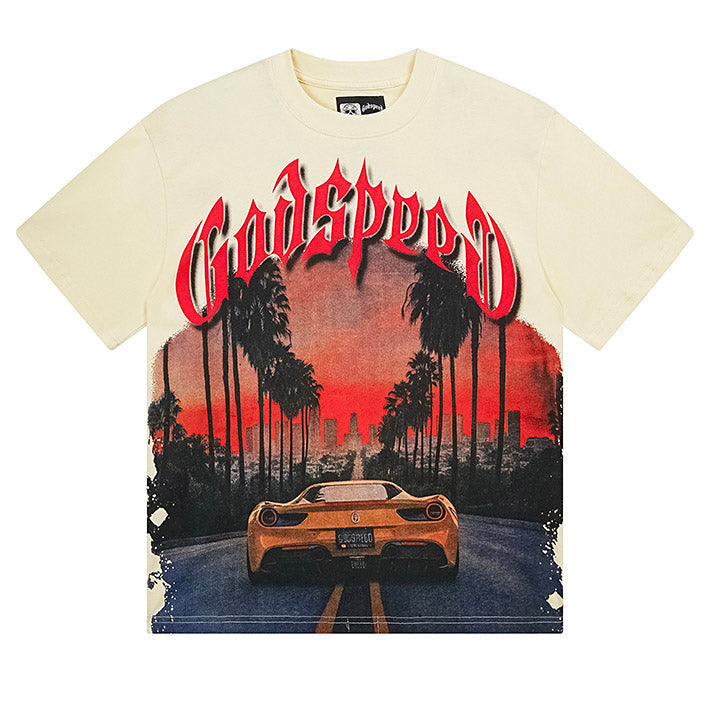 GODSPEED Racing Car T-shirt Godspeed