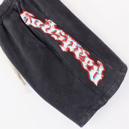 Godspeed Lettering Pattern Shorts #8770 Godspeed