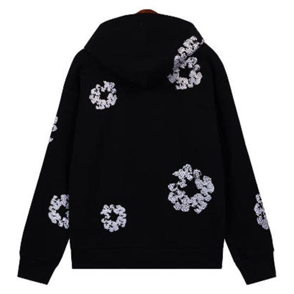Denim Tears Kapok Flower Pattern Printed Hoodie DENIM TEARS